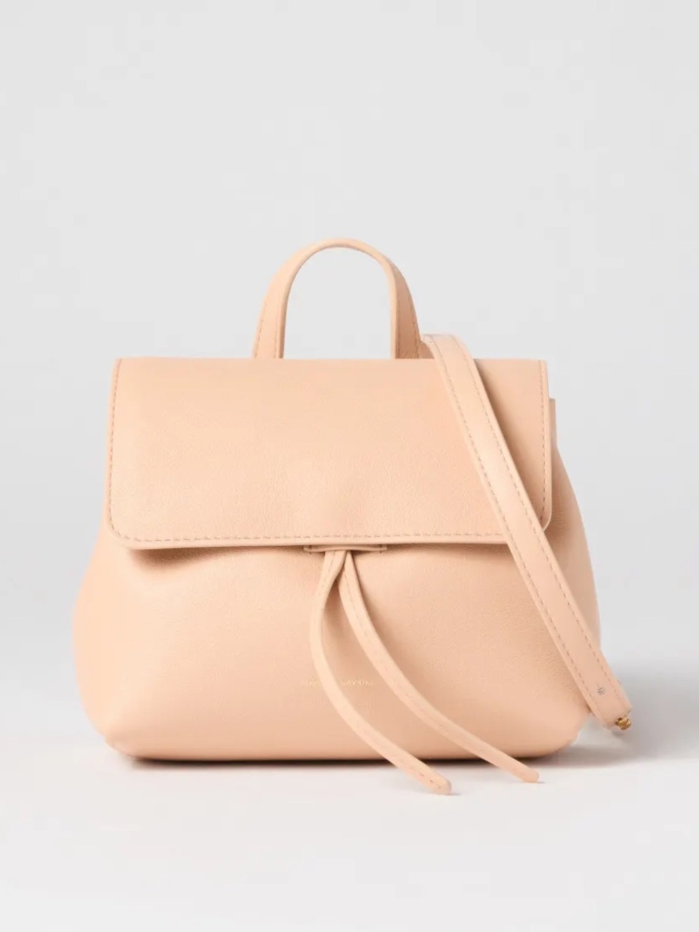 LIKE NEW MANSUR GAVRIEL Mini Soft Lady Bag, Sand/Cream/Peach